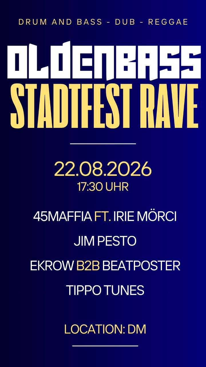 Oldenbass Stadtfest Rave